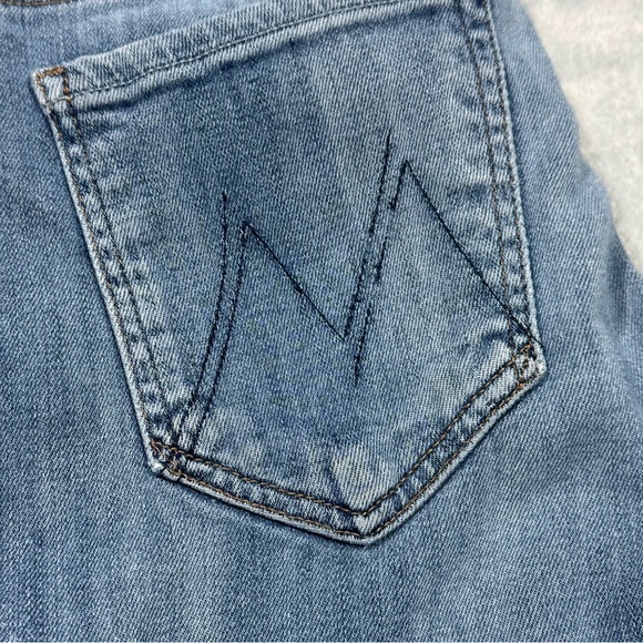 Mother Jeans The Outsider 27 Straight Lyocell Blend Missing Some “M” Stitching - Picture 3 of 11
